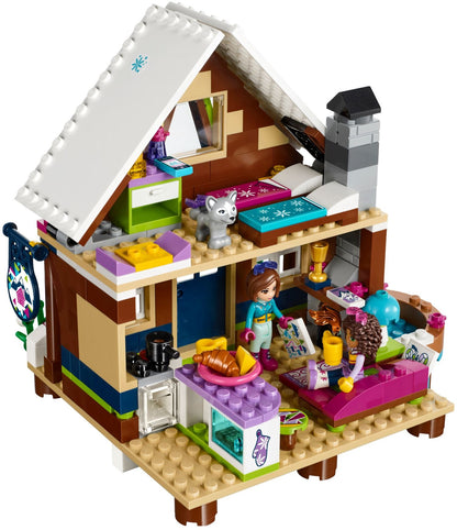 LEGO Friends: Snow Resort Chalet (41323) - New Sealed - minifigures