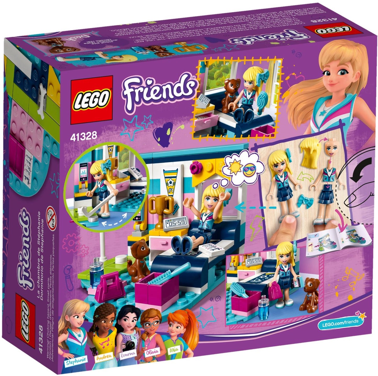 LEGO Friends: Stephanie's Bedroom (41328) - New Sealed - built set