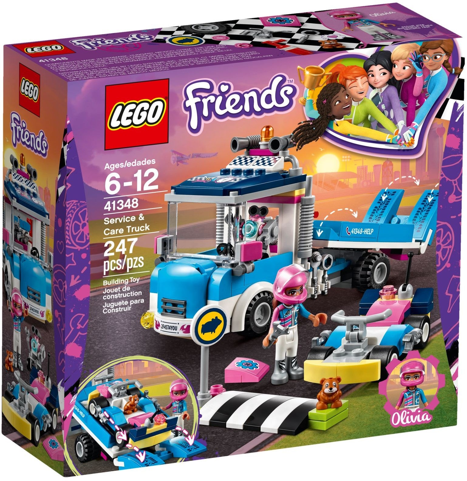 LEGO Friends: Service & Care Truck (41348) - New Sealed - box front