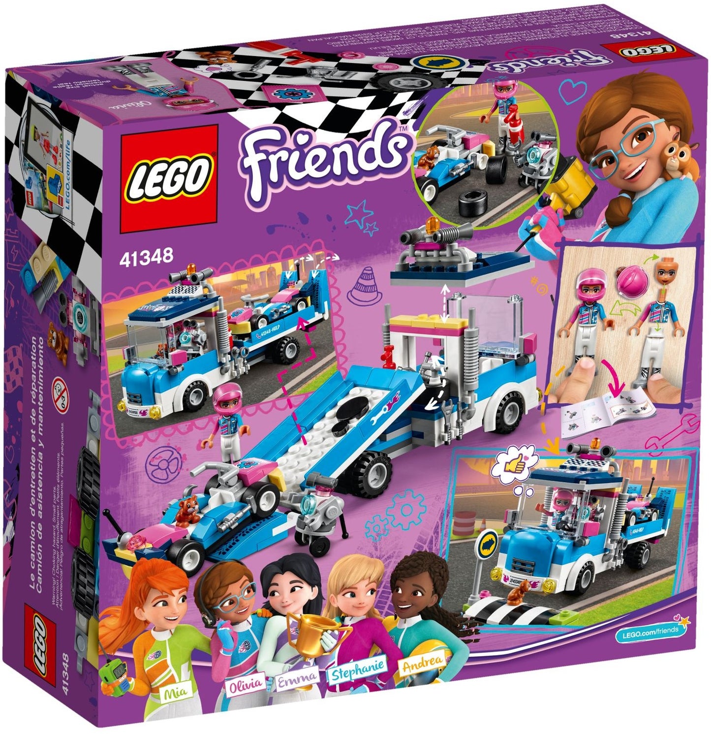 LEGO Friends: Service & Care Truck (41348) - New Sealed - set details
