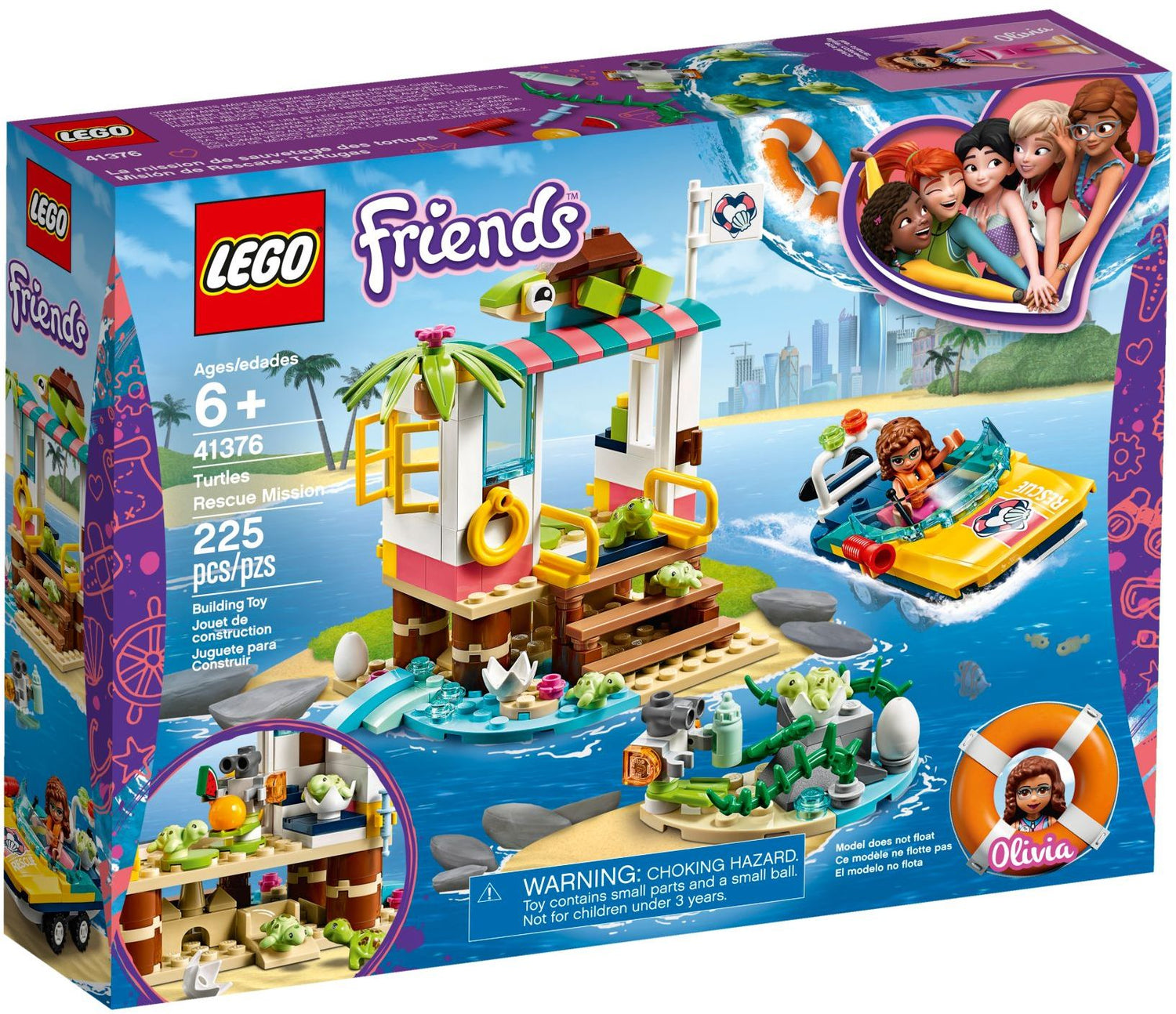 LEGO Friends: Turtles Rescue Mission (41376) - New Sealed - box front