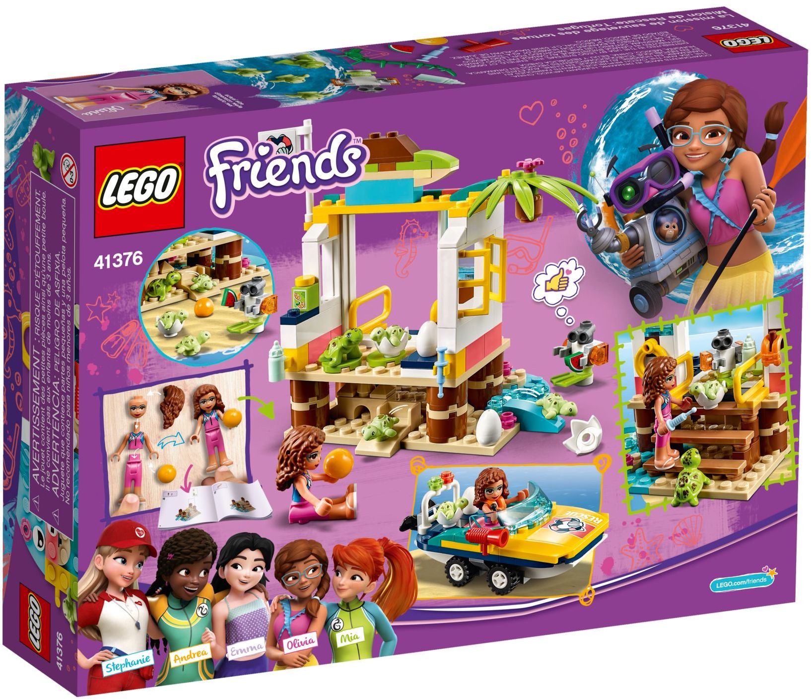 LEGO Friends: Turtles Rescue Mission (41376) - New Sealed - set details