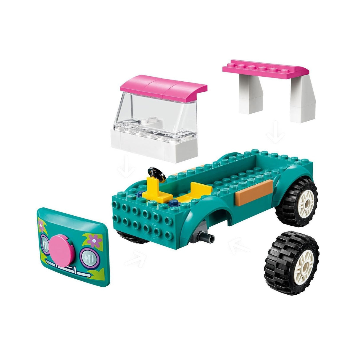 LEGO Friends: 41397 Friends Juice Truck Toy Playset with Emma, 2 Dolphins and Beach Scene, for Preschool Kids 4 + Year Old (41397) - New Sealed - minifigures