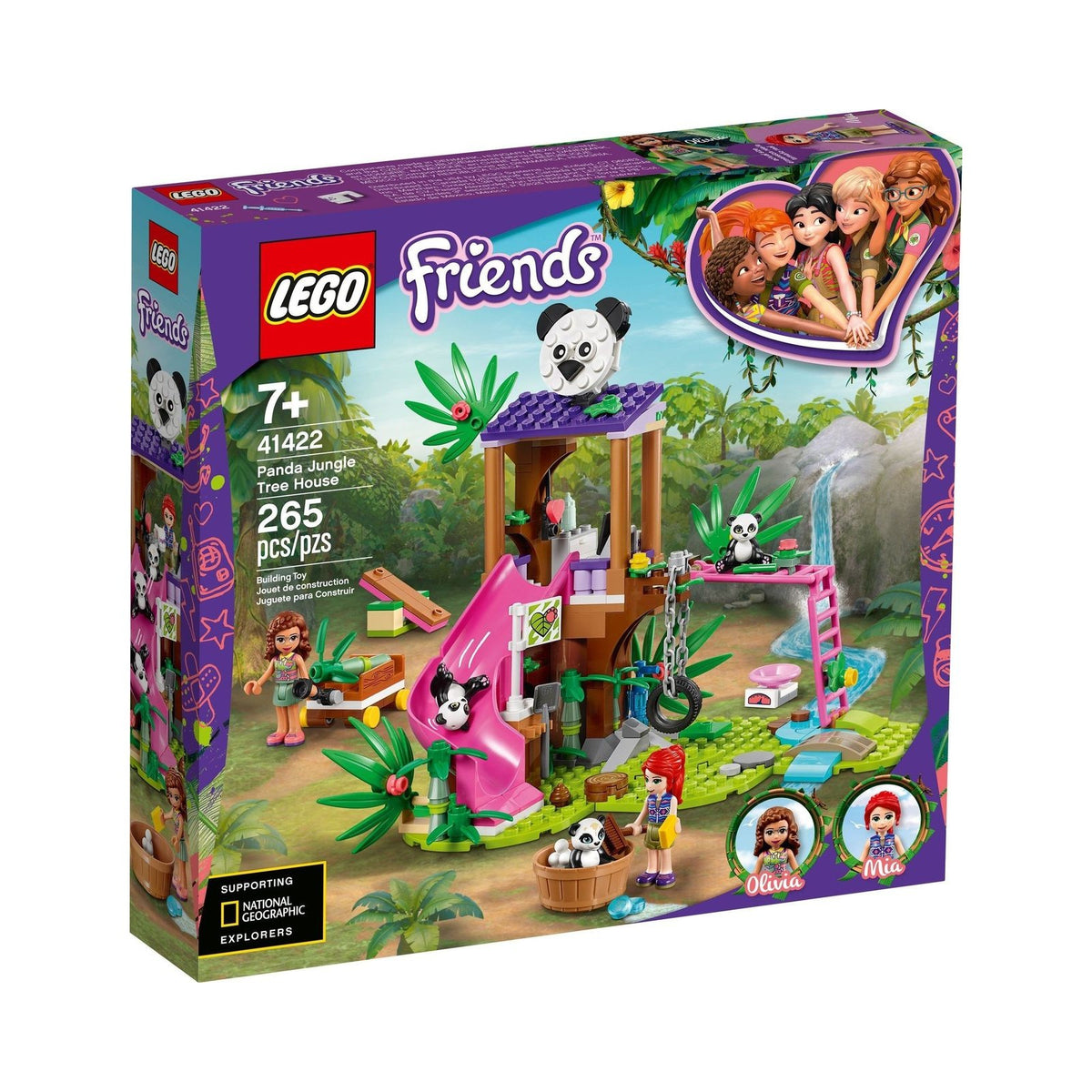 LEGO Friends: Panda Jungle Tree House (41422) - New Sealed - built set