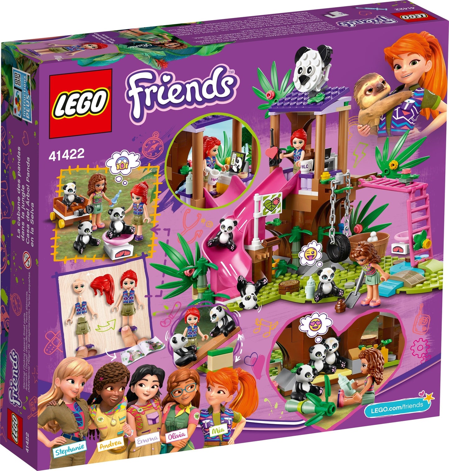 LEGO Friends: Panda Jungle Tree House (41422) - New Sealed