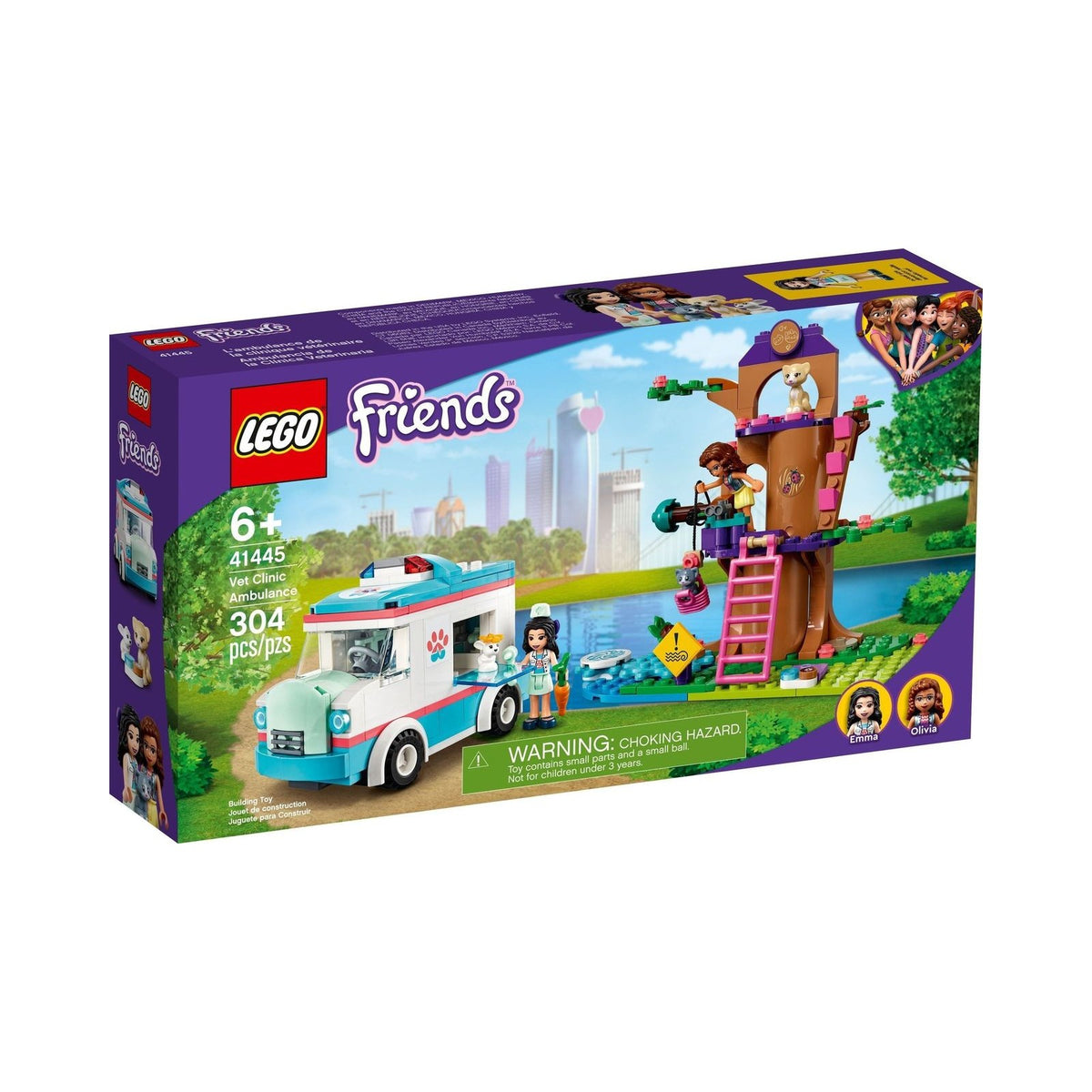 LEGO Friends: Vet Clinic Ambulance (41445) - New Sealed - box front