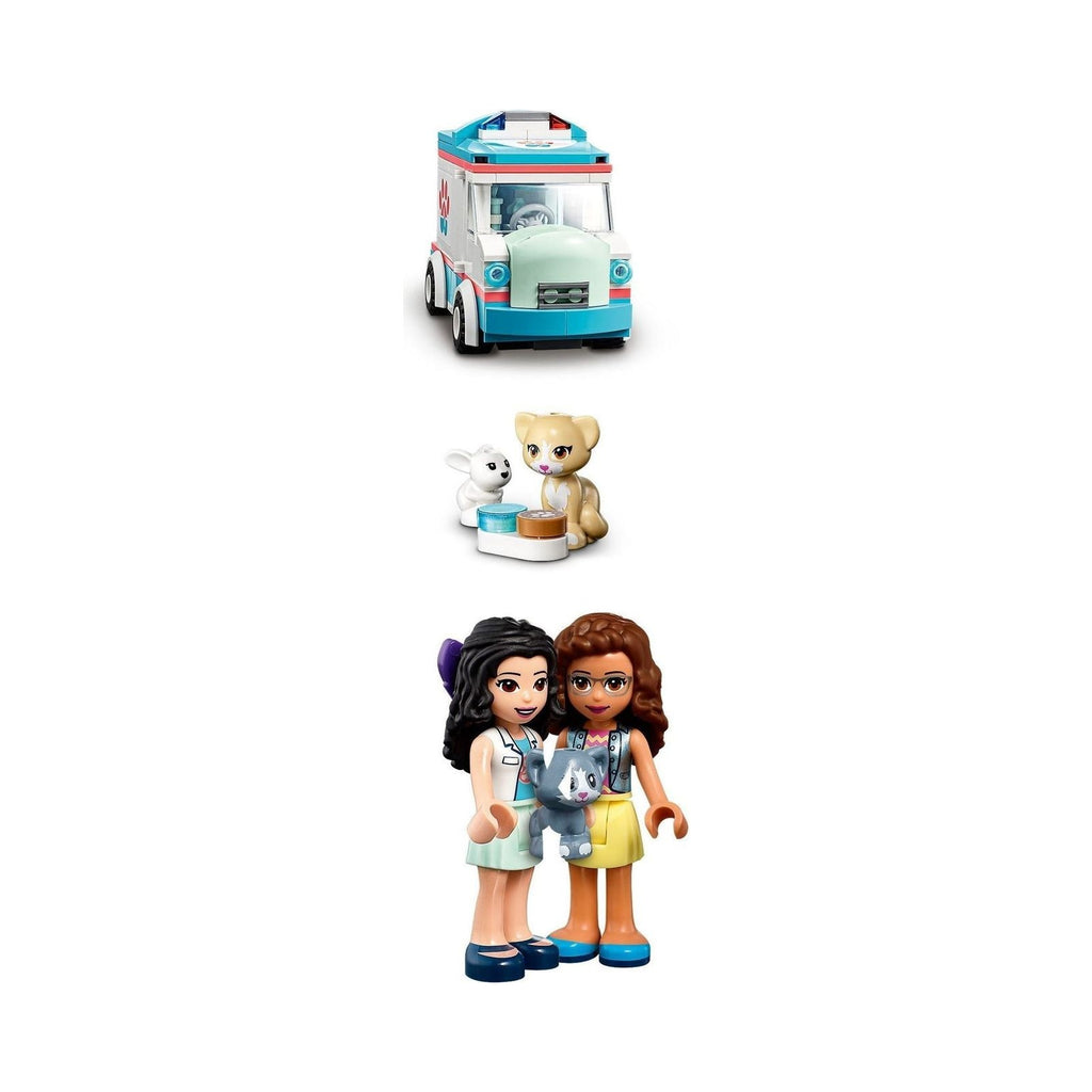 LEGO Friends: Vet Clinic Ambulance (41445) - New Sealed - minifigures