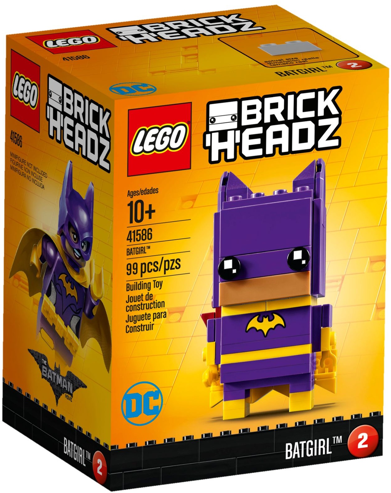 LEGO Brickheadz: Batgirl (41586) - New Sealed - box front