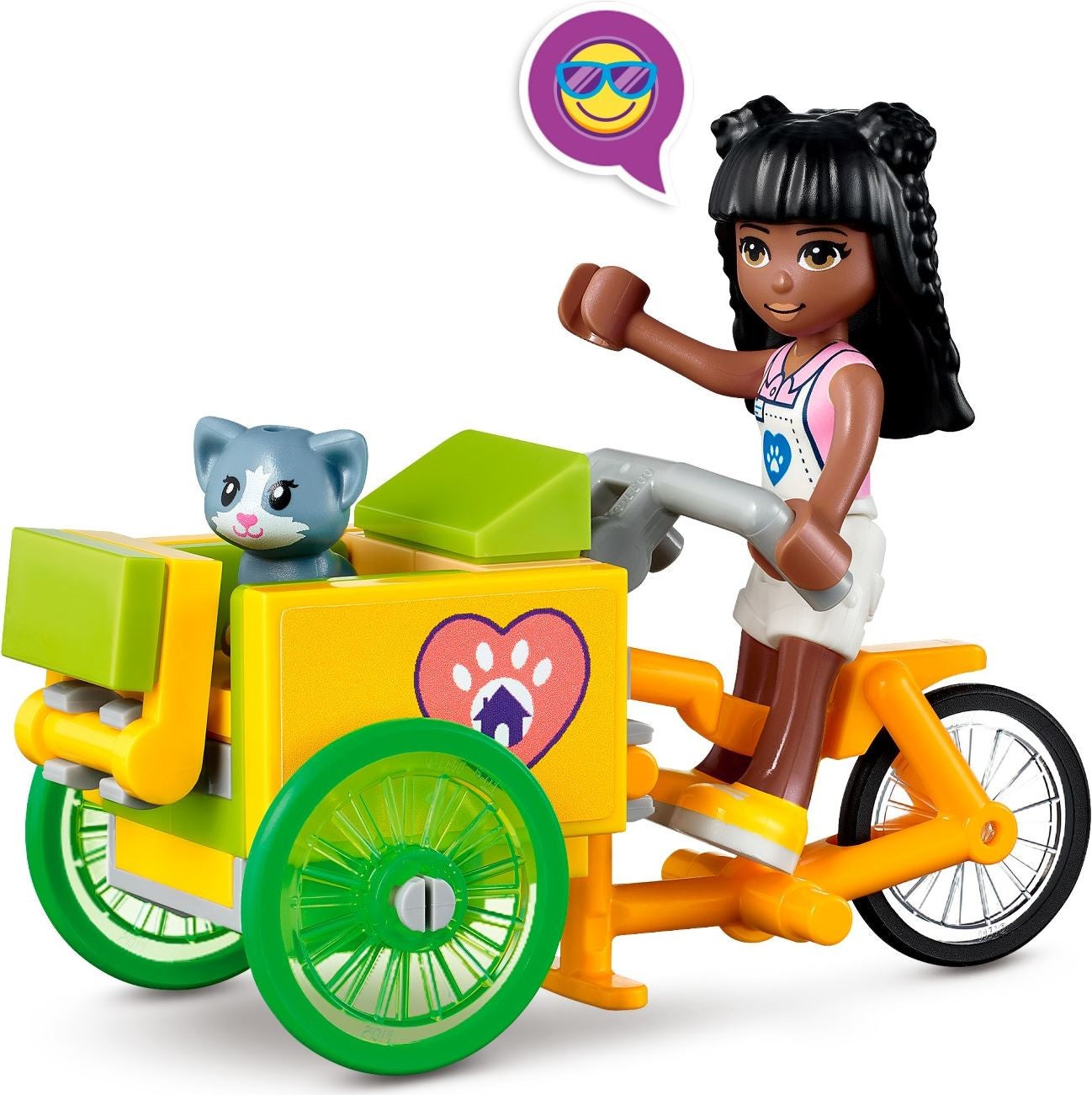 LEGO Friends: Friends Pet Adoption Café 41699 Building Kit; Birthday Gift Idea Comes with Olivia and Priyanka Mini-Dolls, 2 Dogs and 1 Cat Toy; For Kids Aged 6+ (292 Pieces) (41699) - New Sealed - alternate view