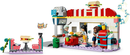 LEGO Friends: Heartlake Downtown Diner (41728) - New Sealed - built set