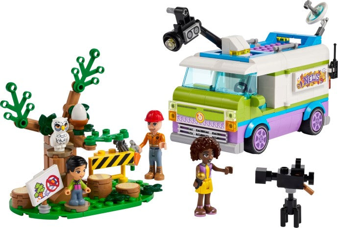 LEGO Friends: Newsroom Van (41749) - New Sealed - play features