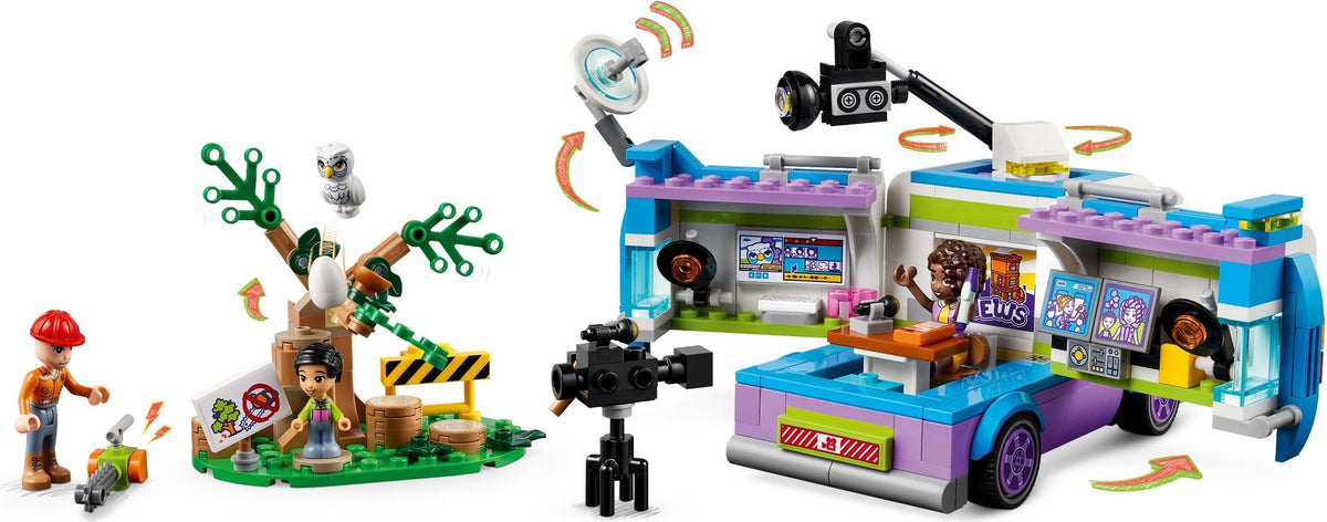 LEGO Friends: Newsroom Van (41749) - New Sealed - built set