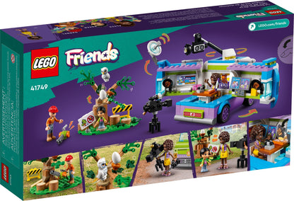 LEGO Friends: Newsroom Van (41749) - New Sealed - rear view