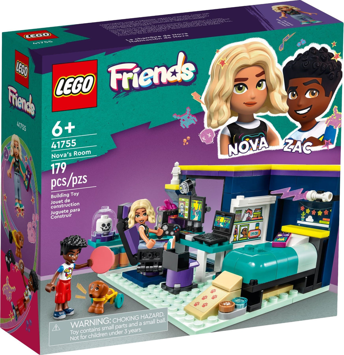 LEGO Friends: Nova's Room (41755) - New Sealed - box front