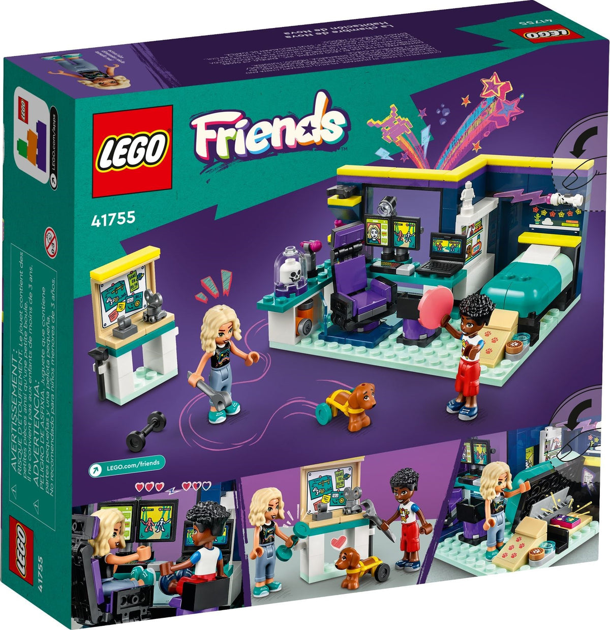 LEGO Friends: Nova's Room (41755) - New Sealed - alternate view