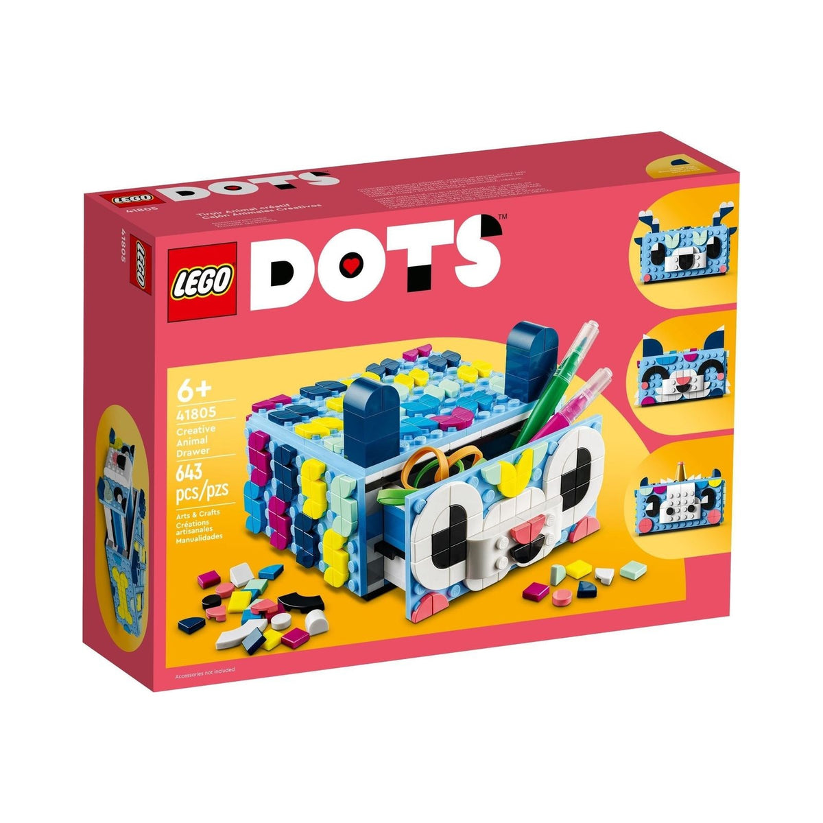 LEGO DOTS: Creative Animal Drawer (41805) - New Sealed - box front