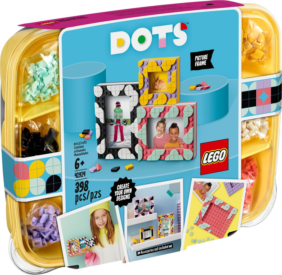 LEGO DOTS: Creative Picture Frames (41914) - New Sealed - box front