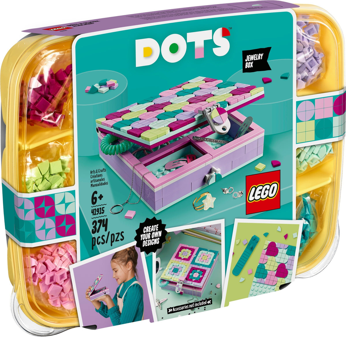 LEGO DOTS: Jewellery Box (41915) - New Sealed - box front