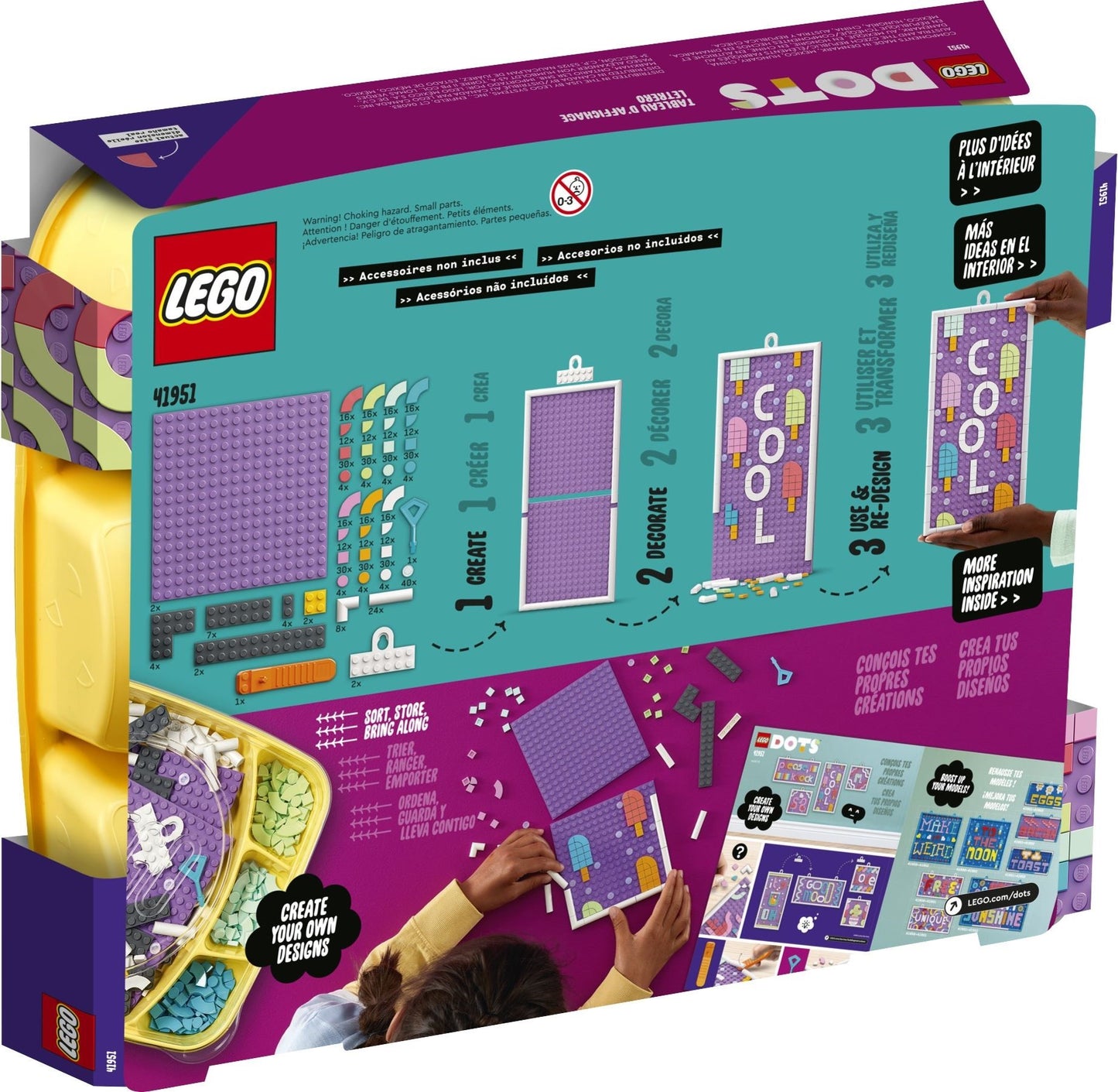 LEGO Dots: Message Board (41951) - New Sealed - built set