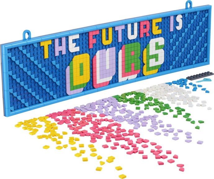 LEGO DOTS: DOTS Big Message Board 41952 DIY Craft Decoration Kit; A Customizable Canvas Designed for Kids Aged 8+ (943 Pieces) (41952) - New Sealed - play features