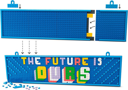 LEGO DOTS: DOTS Big Message Board 41952 DIY Craft Decoration Kit; A Customizable Canvas Designed for Kids Aged 8+ (943 Pieces) (41952) - New Sealed - close-up