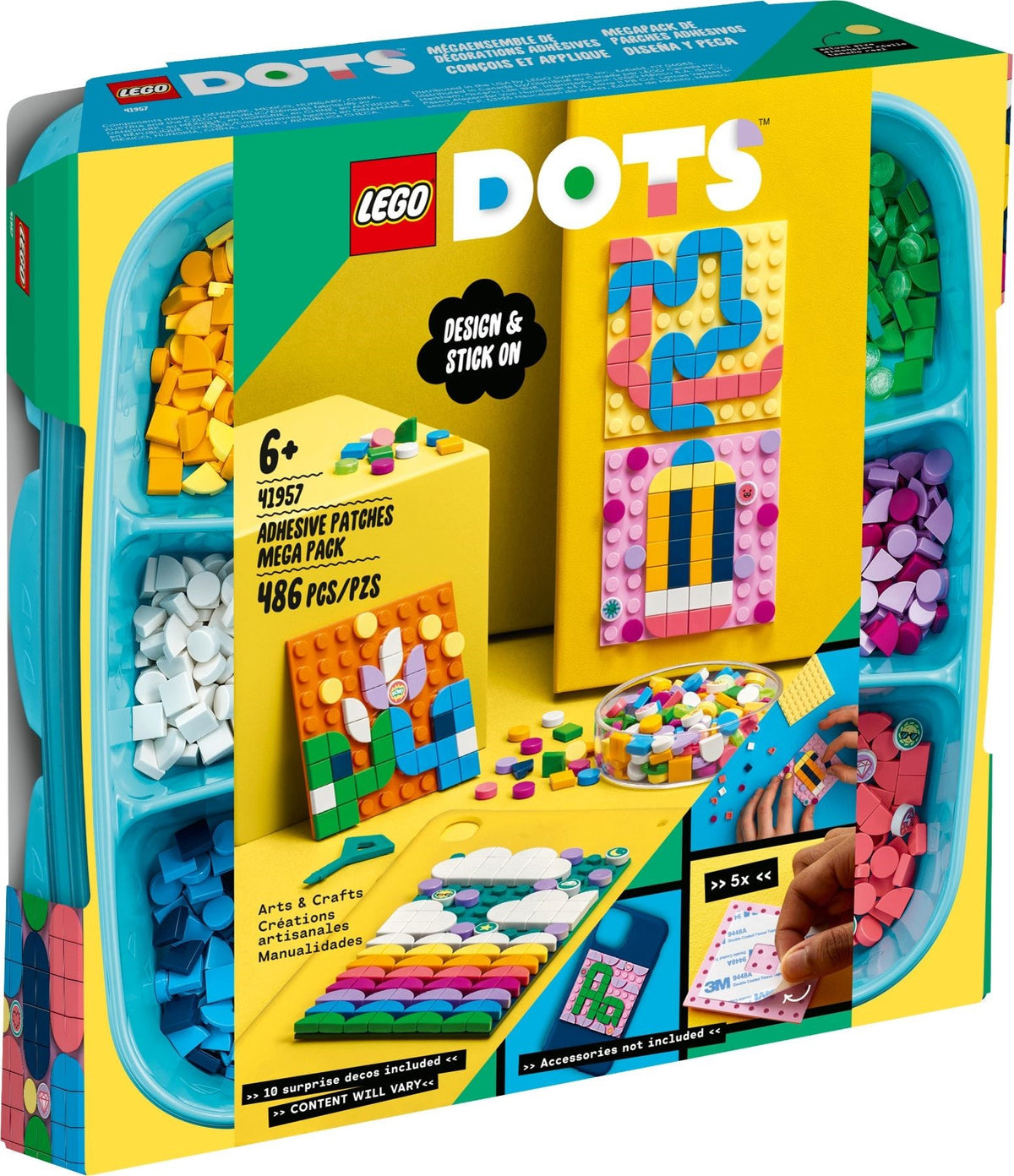 LEGO DOTS: Adhesive Patches Mega Pack (41957) - New Sealed - box front