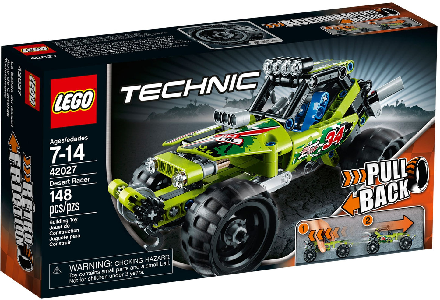LEGO Technic: Technic Desert Racer (42027) - Complete - built set