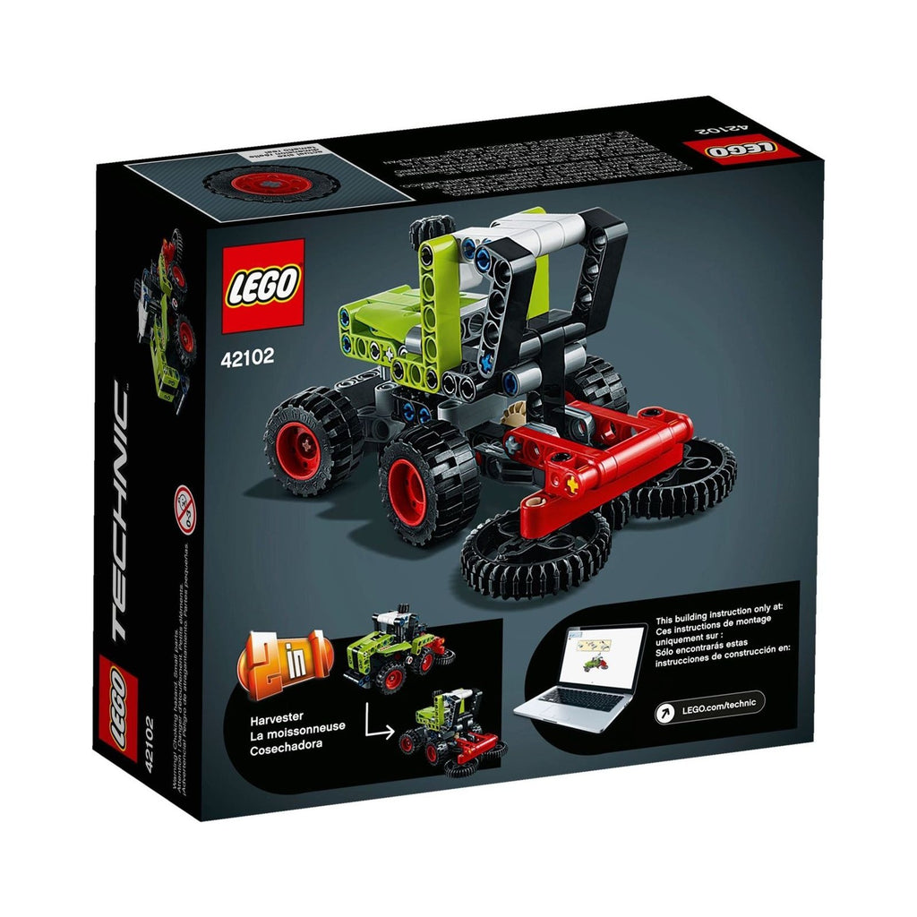 LEGO Technic: 42102 Technic Mini CLAAS XERION Tractor to Harvester, 2in1 Building Set, Heavy Duty Vehicles Collection (42102) - New Sealed - set details