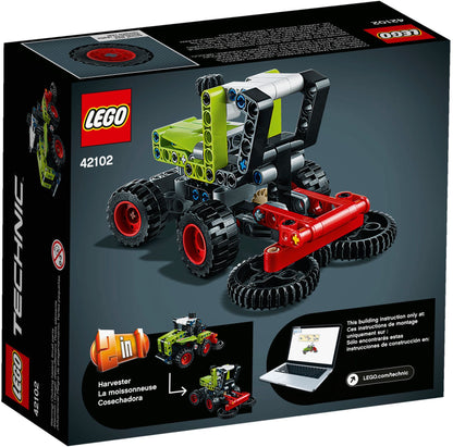 LEGO Technic: 42102 Technic Mini CLAAS XERION Tractor to Harvester, 2in1 Building Set, Heavy Duty Vehicles Collection (42102) - New Sealed - set details
