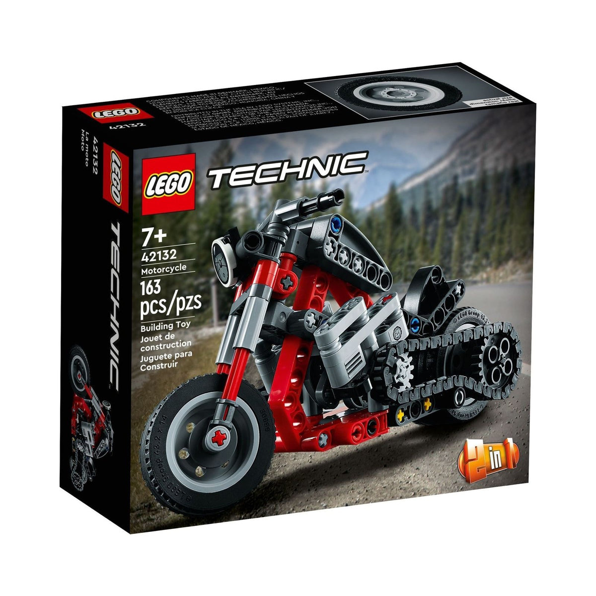 LEGO Technic: Motorcycle (42132) - New Sealed - built set