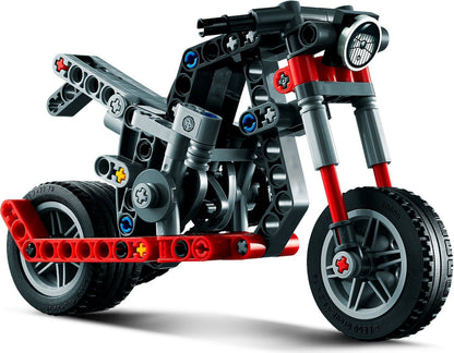 LEGO Technic: Technic Motorcycle 42132 Model Building Kit; Give Kids a Treat with This Motorcycle Model; 2-in-1 Toy for Kids Aged 7+ (163 Pieces) (42132) - New Sealed - built set