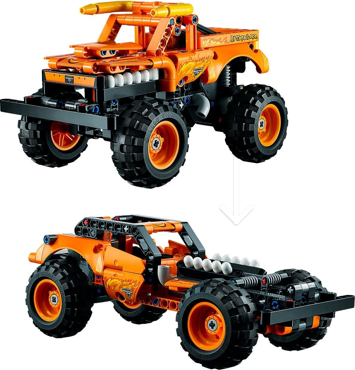 LEGO Technic: Monster Jam El Toro Loco (42135) - New Sealed - minifigures