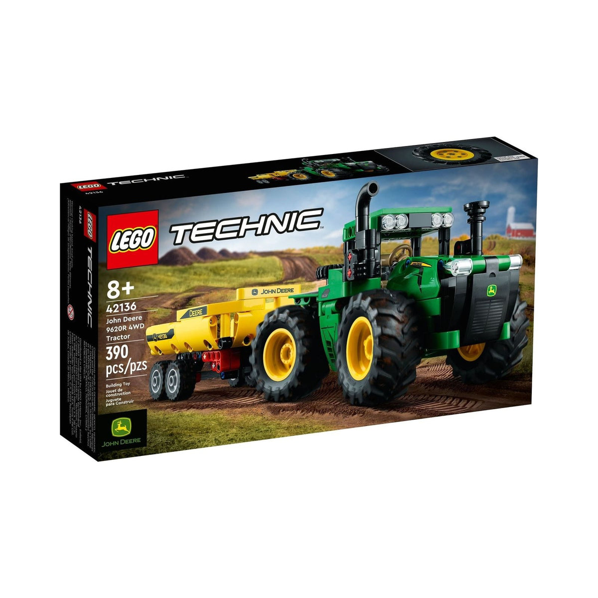 LEGO Technic: John Deere 9620R 4WD Tractor (42136) - New Sealed - built set