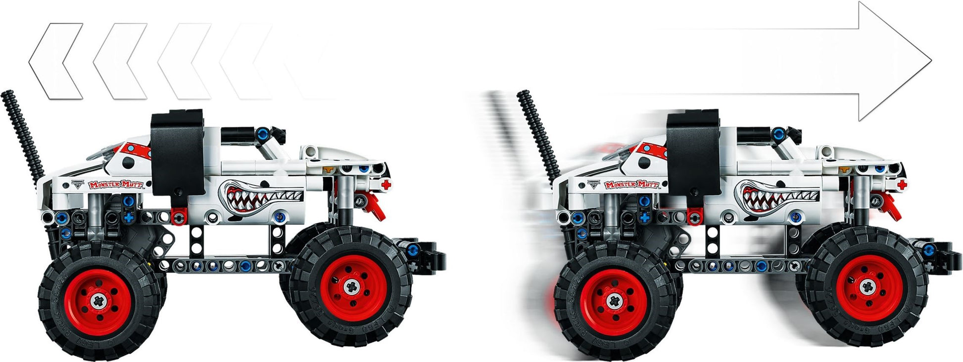 LEGO Technic: Monster Jam Monster Mutt Dalmatian (42150) - Complete - minifigures