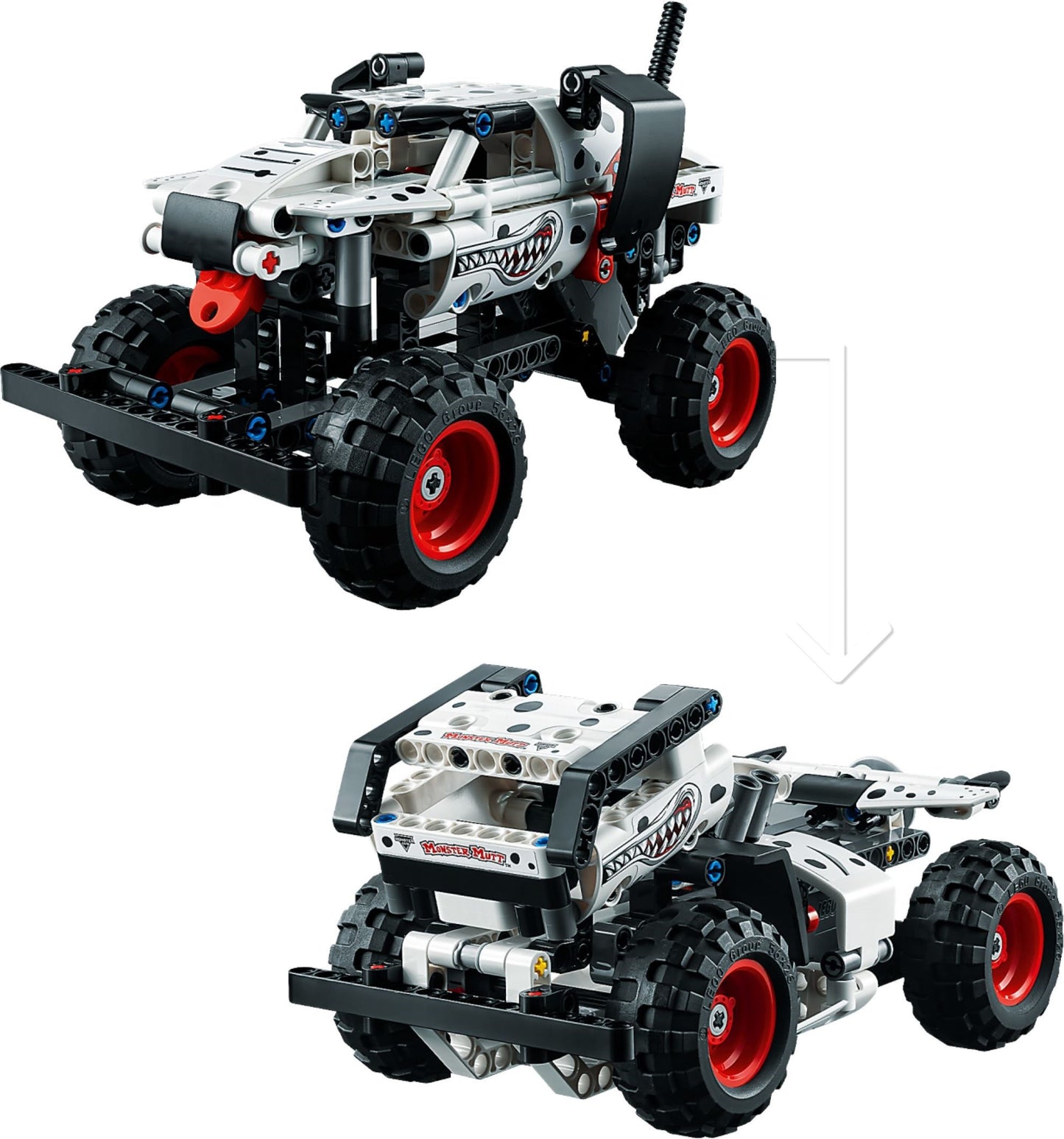 LEGO Technic: Monster Jam Monster Mutt Dalmatian (42150) - Complete - set details