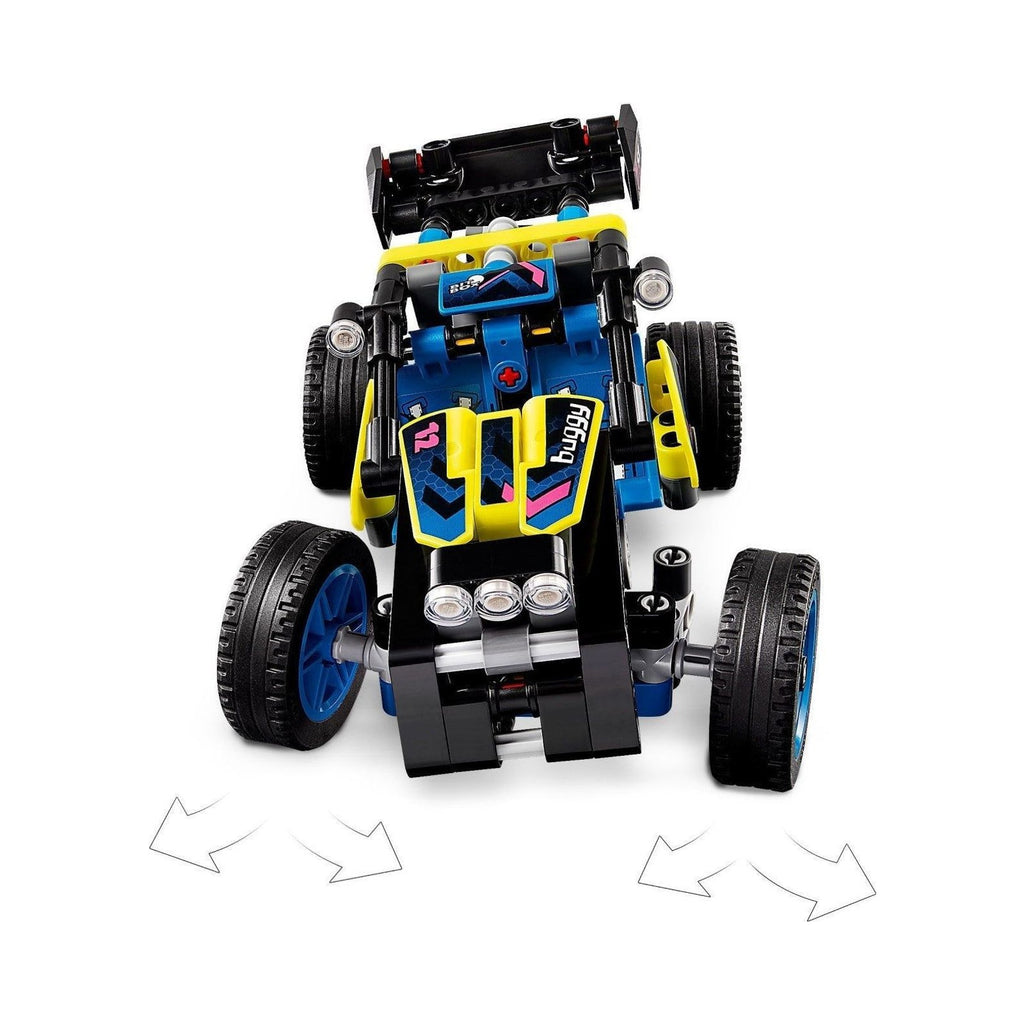LEGO Technic: Technic Off-Road Race Buggy, Car Vehicle Toy for Boys and Girls aged 8 Plus Years Old, Rally Model Building Kit with Realistic Features, Small Gift for Kids 42164 (42164) - New Sealed - set details