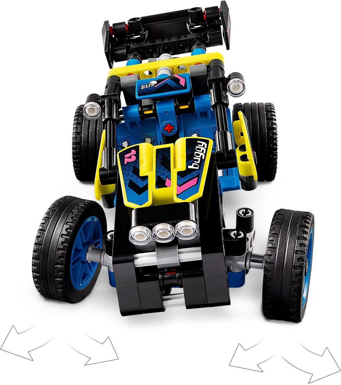 LEGO Technic: Technic Off-Road Race Buggy, Car Vehicle Toy for Boys and Girls aged 8 Plus Years Old, Rally Model Building Kit with Realistic Features, Small Gift for Kids 42164 (42164) - New Sealed - set details