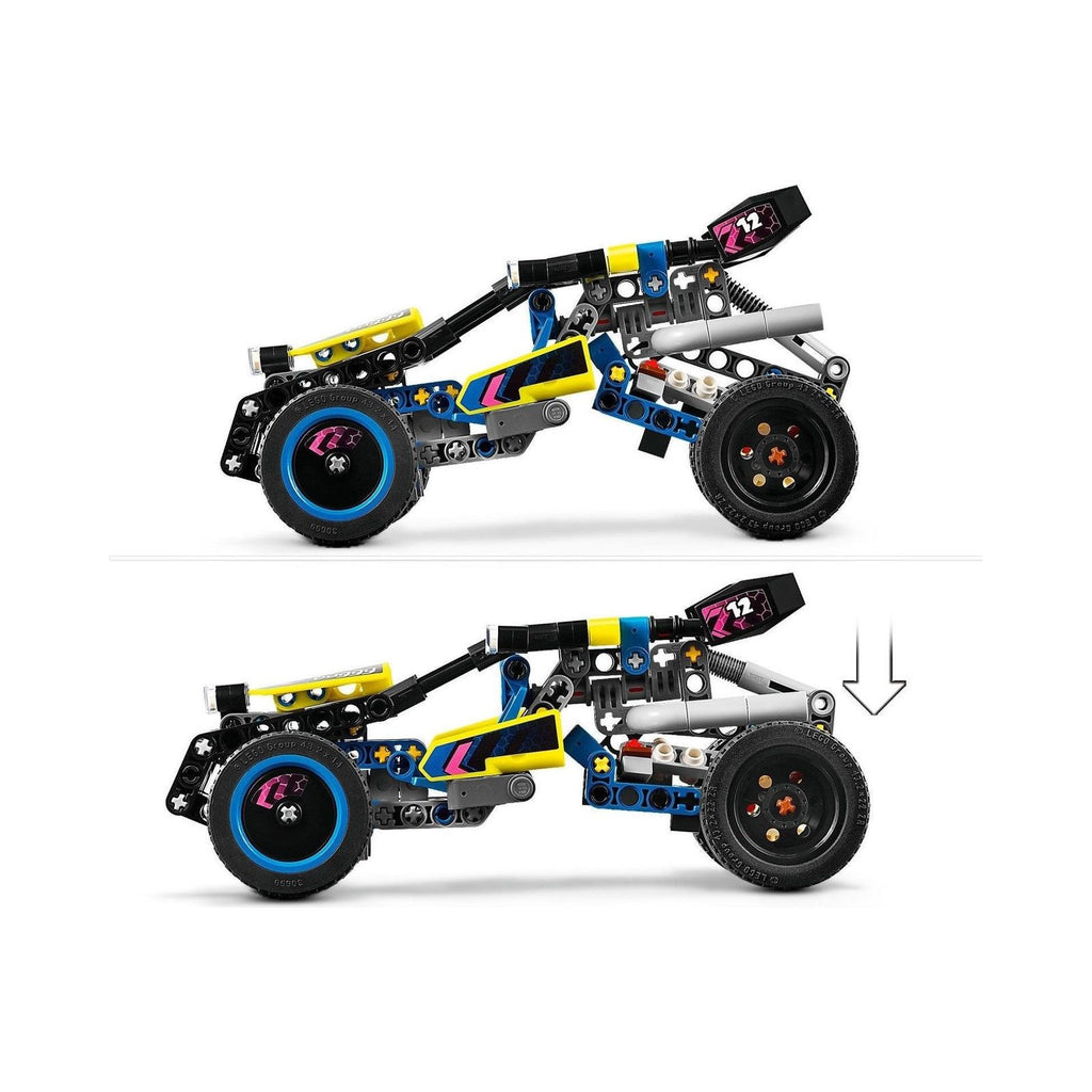 LEGO Technic: Technic Off-Road Race Buggy, Car Vehicle Toy for Boys and Girls aged 8 Plus Years Old, Rally Model Building Kit with Realistic Features, Small Gift for Kids 42164 (42164) - New Sealed - alternate view