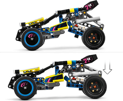 LEGO Technic: Technic Off-Road Race Buggy, Car Vehicle Toy for Boys and Girls aged 8 Plus Years Old, Rally Model Building Kit with Realistic Features, Small Gift for Kids 42164 (42164) - New Sealed - alternate view