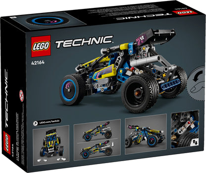 LEGO Technic: Technic Off-Road Race Buggy, Car Vehicle Toy for Boys and Girls aged 8 Plus Years Old, Rally Model Building Kit with Realistic Features, Small Gift for Kids 42164 (42164) - New Sealed - rear view