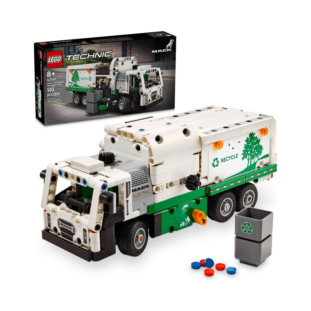 LEGO Technic: Mack LR Electric Garbage Truck (42167) - New Sealed - built set