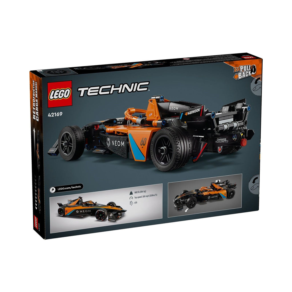 LEGO Technic: NEOM McLaren Formula E Team (42169) - New Sealed - minifigures