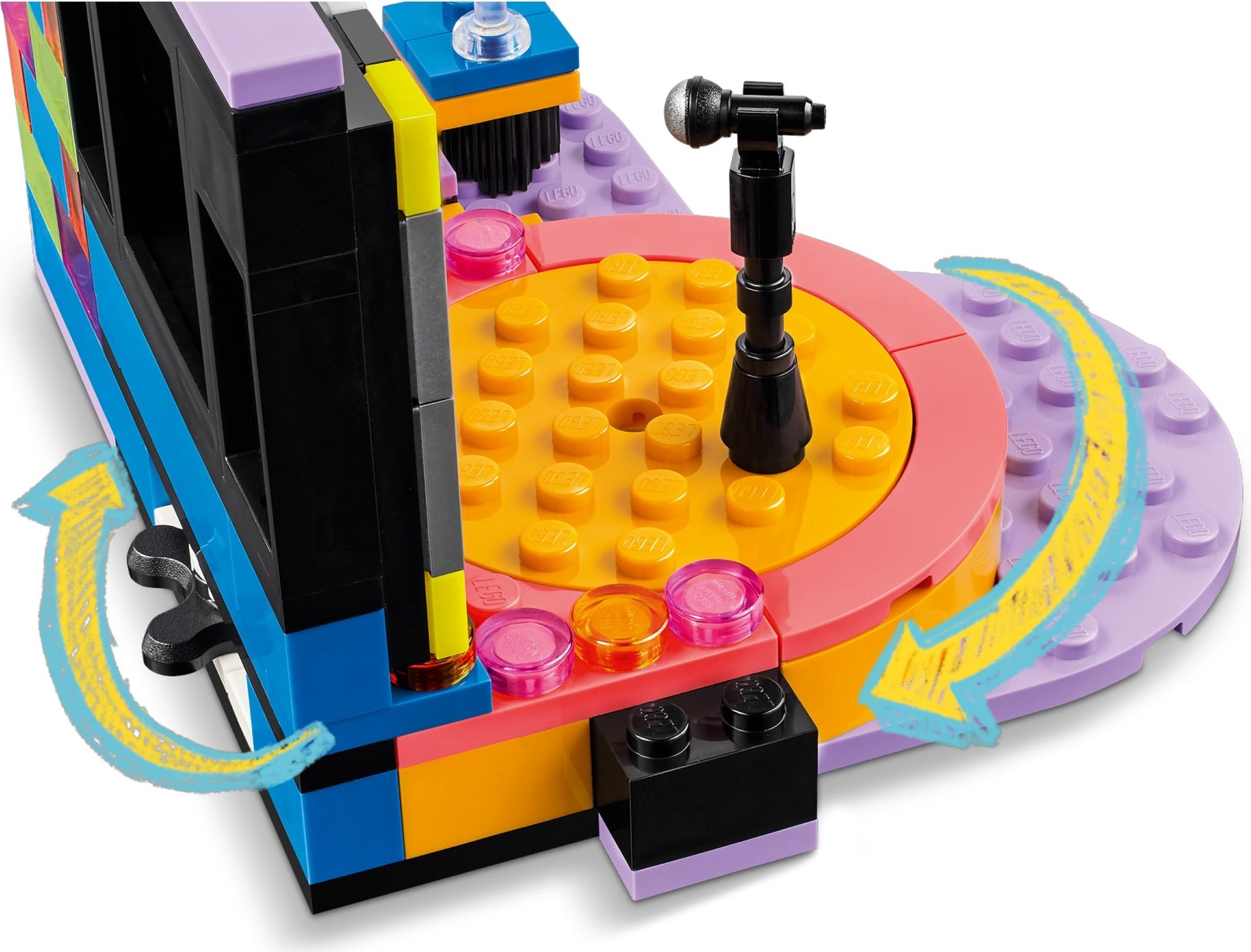 LEGO Friends: Friends Karaoke Music Party Set, Musical Toy for 6 Plus Year Old Girls, Boys and Kids Who Love Singing, Pretend Play with Minidoll Characters Nova and Liann, plus Microphones, Gift Idea 42610 (42610) - New Sealed - alternate view