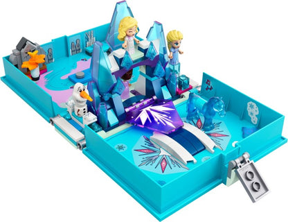 LEGO Disney: 43189 Disney Frozen 2 Elsa and the Nokk Storybook, Adventures Portable Playset, Travel Toys, Gifts for 5 Plus Year Old Kids, Girls & Boys with Micro Doll (43189) - Complete - play features