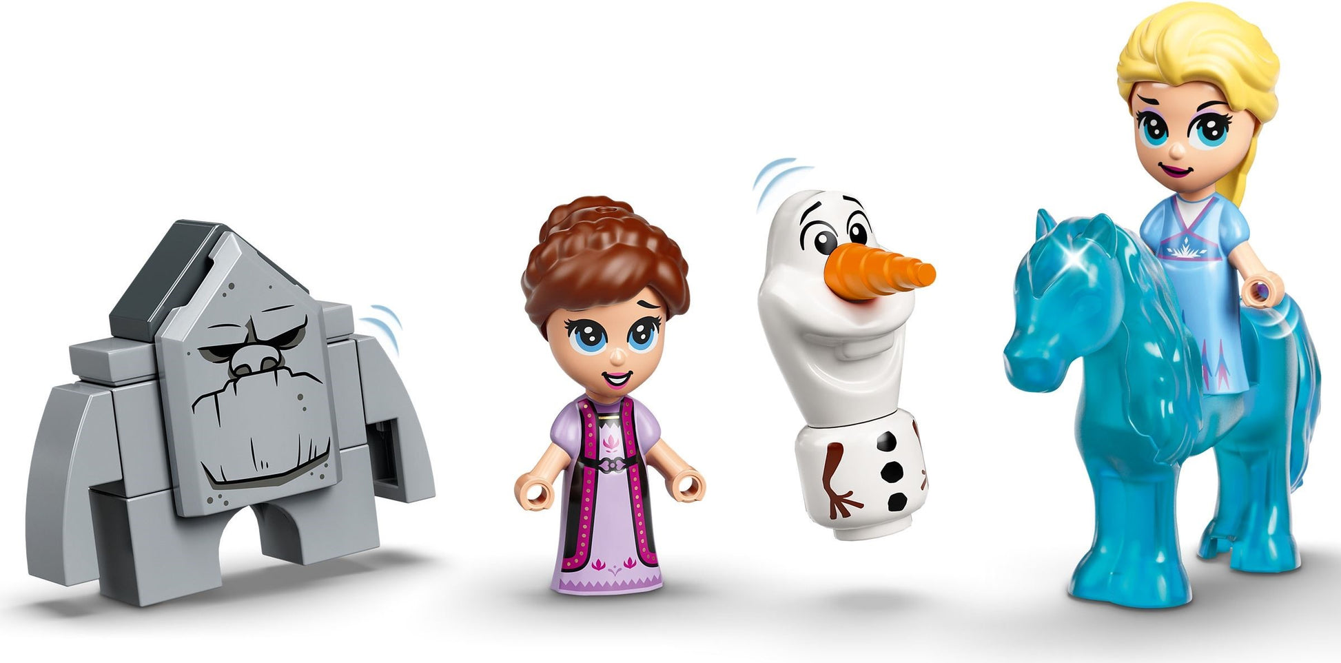 LEGO Disney: 43189 Disney Frozen 2 Elsa and the Nokk Storybook, Adventures Portable Playset, Travel Toys, Gifts for 5 Plus Year Old Kids, Girls & Boys with Micro Doll (43189) - Complete - built set