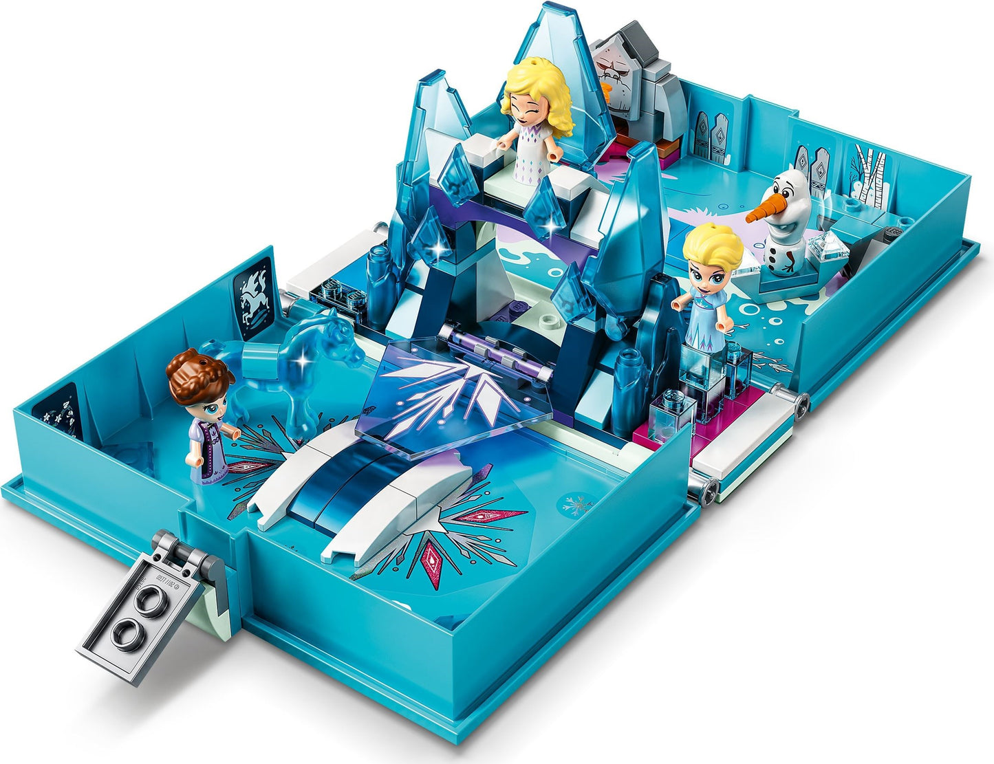 LEGO Disney: 43189 Disney Frozen 2 Elsa and the Nokk Storybook, Adventures Portable Playset, Travel Toys, Gifts for 5 Plus Year Old Kids, Girls & Boys with Micro Doll (43189) - Complete - alternate view