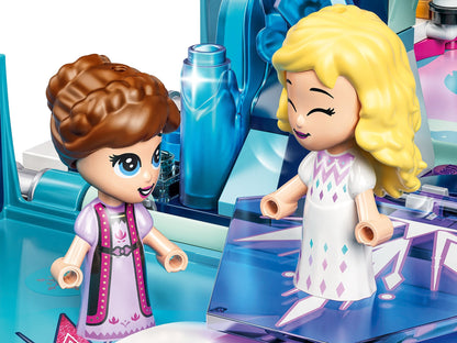 LEGO Disney: 43189 Disney Frozen 2 Elsa and the Nokk Storybook, Adventures Portable Playset, Travel Toys, Gifts for 5 Plus Year Old Kids, Girls & Boys with Micro Doll (43189) - Complete - close-up