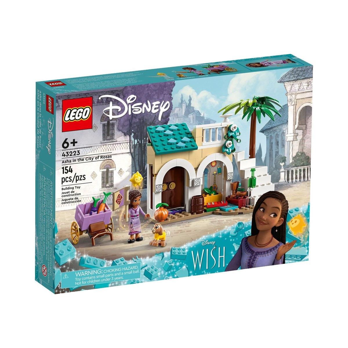 LEGO Disney: Asha in the City of Rosas (43223) - New Sealed - box front