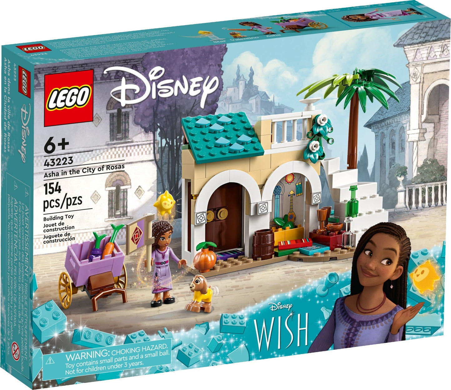 LEGO Disney: Asha in the City of Rosas (43223) - New Sealed - box front