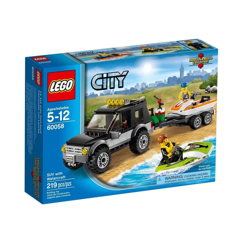 LEGO City: SUV with Watercraft (60058) - New Sealed - built set